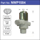 Washer pump NWP1584 - Nice Products | Universal Auto Spares