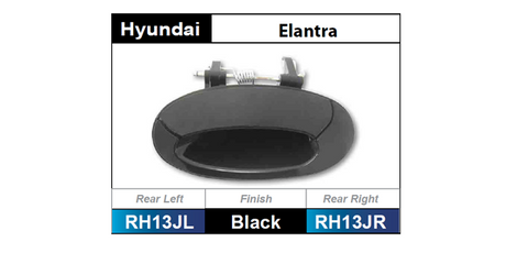 Left Door Handle RH13JL - Nice Products | Universal Auto Spares