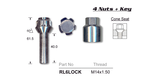 Lock Nuts RL6LOCK - Nice Products | Universal Auto Spares