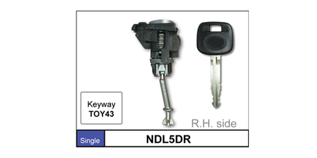 Door Lock Fits Daihatsu NDL5DR - Nice Products | Universal Auto Spares
