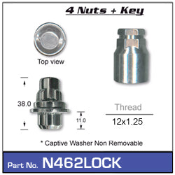 LOCK NUTS N462LOCK - Nice Products | Universal Auto Spares