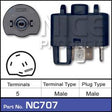 Ignition Switch NC707 - Nice Products | Universal Auto Spares