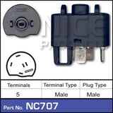 Ignition Switch NC707 - Nice Products | Universal Auto Spares