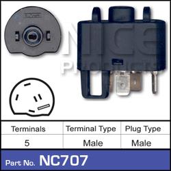 Ignition Switch NC707 - Nice Products | Universal Auto Spares