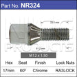 One Piece Stud NR324 - Nice Products | Universal Auto Spares