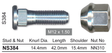 Stud & Nut NS384 - Nice Products | Universal Auto Spares
