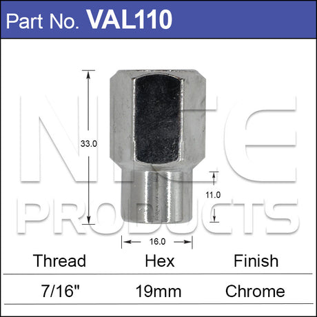 Valiant Wheel Nut VAL110 - Nice Products | Universal Auto Spares