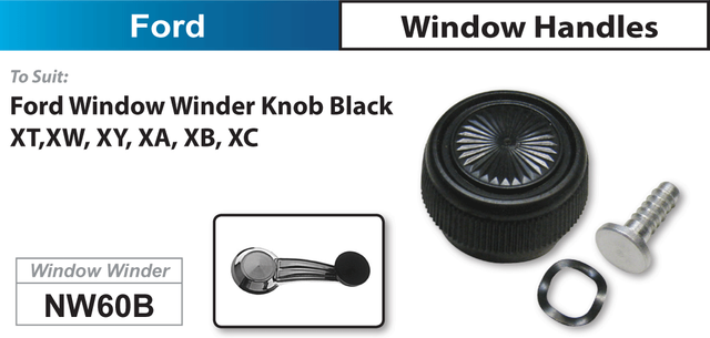Inner Window Handles Winder NW60B - Nice Products | Universal Auto Spares