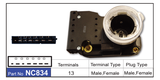 Ignition Switch NC834 - Nice Products | Universal Auto Spares