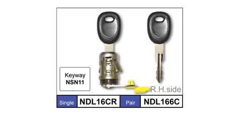 Door Lock (NO ETA) NDL16CR - Nice Products | Universal Auto Spares