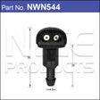 Washer Jet pair NWN544 - Nice Products | Universal Auto Spares