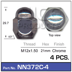 Wheel Nut NN372C-4 - Nice Products | Universal Auto Spares