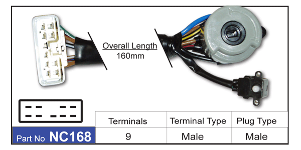 Ignition Switch NC168 - Nice Products | Universal Auto Spares