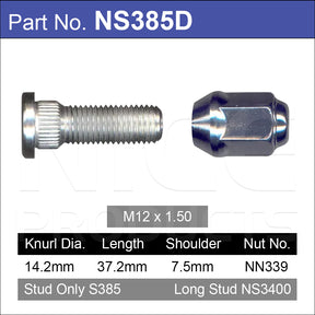 Stud & Nut NS385D - Nice Products | Universal Auto Spares