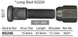 Stud & Nut NS246 - Nice Products | Universal Auto Spares