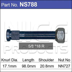 Stud & Nut NS788 - Nice Products | Universal Auto Spares