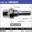 Wheel Bolt NR462C - Nice Products | Universal Auto Spares