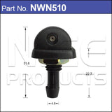 Washer Jet Pair NWN510 - Nice Products | Universal Auto Spares