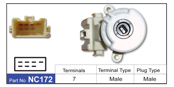 Ignition Switch NC172 - Nice Products | Universal Auto Spares
