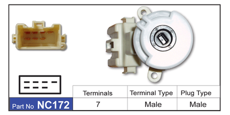 Ignition Switch NC172 - Nice Products | Universal Auto Spares