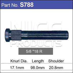 Wheel Stud S788 - Nice Products | Universal Auto Spares