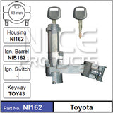 Ignition Lock NI162 - Nice Products | Universal Auto Spares