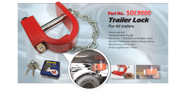Trailer Lock SOL9000 - Nice Products | Universal Auto Spares