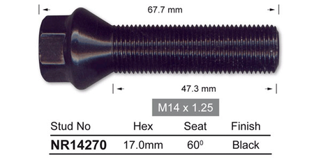 One Piece Stud NR14270 - Nice Products | Universal Auto Spares