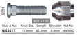 Stud & Nut NS351T - Nice Products | Universal Auto Spares