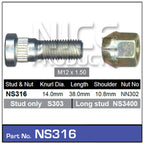 Stud & Nut NS316 - Nice Products | Universal Auto Spares