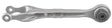 Control/Trailing Arm, Wheel Suspension JTC1618 - TRW