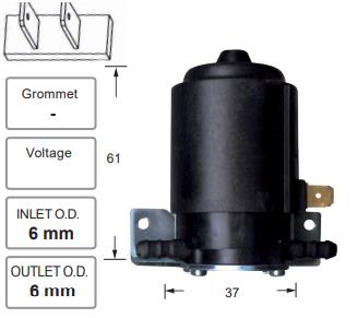 Washer Pump NWP510 - Nice Products | Universal Auto Spares