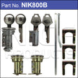 Lock set NIK800B - Nice Products | Universal Auto Spares
