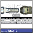 Stud & Nut NS317 - Nice Products | Universal Auto Spares