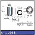 Chrome Nut J632 - Nice Products | Universal Auto Spares