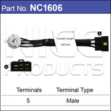 Ignition Switch NC1606 - Nice Products | Universal Auto Spares