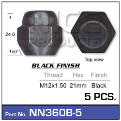 Wheel Nut NN360B-5 - Nice Products | Universal Auto Spares