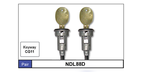Door Locks Pair NDL88D - Nice Products | Universal Auto Spares
