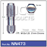 Wheel Nut NN473 - Nice Products | Universal Auto Spares