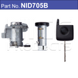 Ignition & Door set (NLA) NID705B - Nice Products | Universal Auto Spares