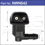 Washer Jet pair NWN542 - Nice Products | Universal Auto Spares