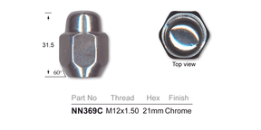 Wheel Nut NN369C - Nice Products | Universal Auto Spares
