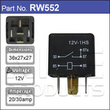 Relay RW552 - Nice Products | Universal Auto Spares