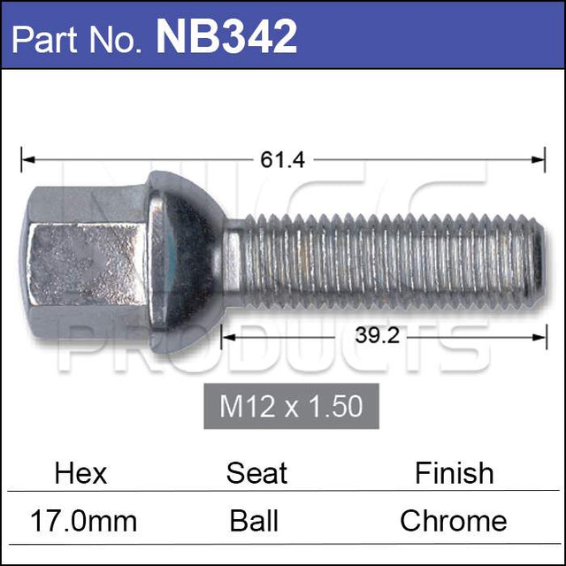 One Piece Stud NB342 - Nice Products | Universal Auto Spares