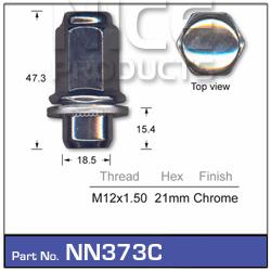 Wheel Nuts NN373C - Nice Products | Universal Auto Spares