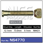 Long Stud & Nut NS4770 - Nice Products | Universal Auto Spares