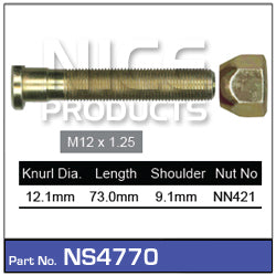 Long Stud & Nut NS4770 - Nice Products | Universal Auto Spares