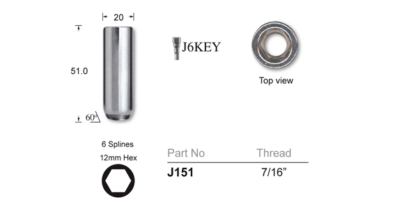 Chrome Nut J151 - Nice Products | Universal Auto Spares