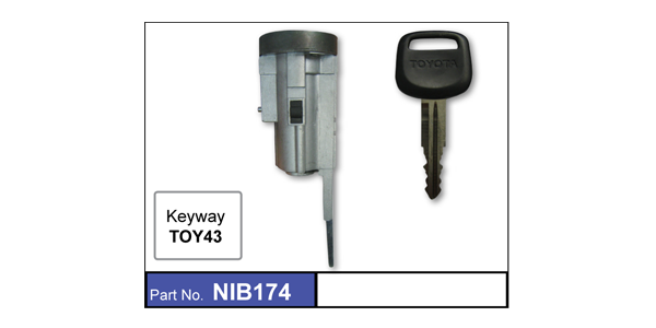 Ignition Barrel NIB174 - Nice Products | Universal Auto Spares