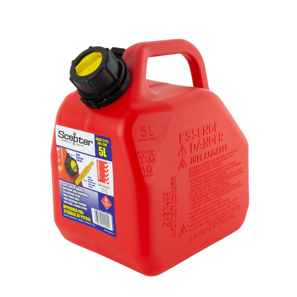 5L Squat Fuel Jerry Can - Scepter – Universal Auto Spares